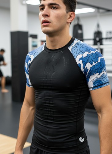 New men rash - men's, short