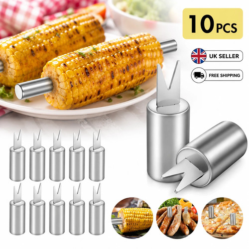 10pcs corn the - cob, skewers