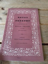 Royal Journey Trains In The British Isles Book C Hamilton Ellis , 1960 Edition