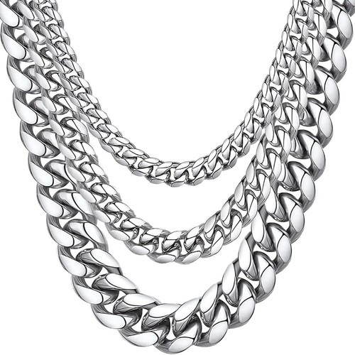 Men silver stainless steel - silver,