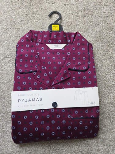 Mens burgundy mix - m&s,