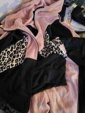 PUMA Rare LEOPARD /PINK TRACKSUIT with Sequin Seams