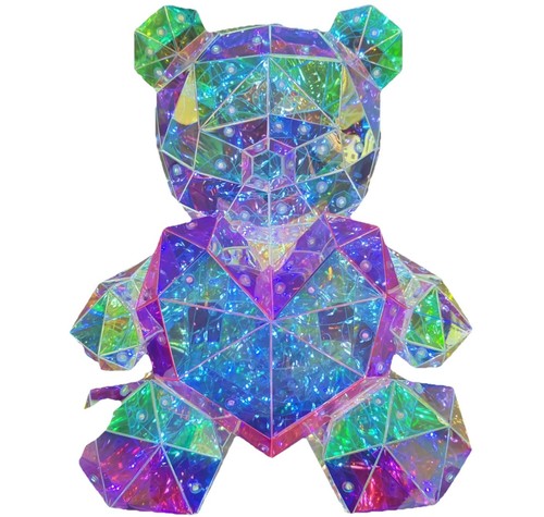Led teddy bear lamp girls - lamp,