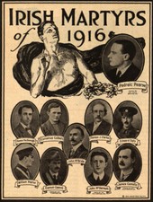 Easter Rising Metal Sign, 1916