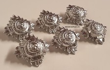 Ex Police Chrome Inspectors Rank Stars Pips x 6