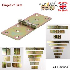 Yellow Galvanised Butt Hinges