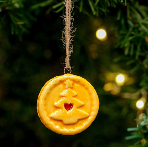 4cm ceramic jammie dodger - 4.4cm,