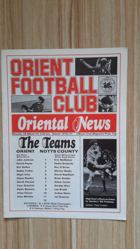 Leyton orient notts - orient, v