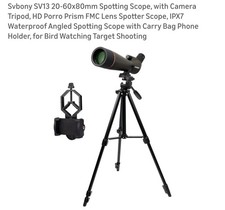 Sv13 60x80 spotting scope - 20-60x80,