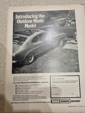 FORD CAPRI MK 1 AND ROVER P6 ADVERT MOTORSPORT July 1969