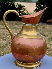 Antique Copper & Brass Harvest Jug