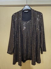 Anamor Black And Gold Sequin