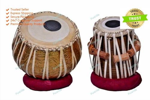 Brass tabla drums set - drums, hammered