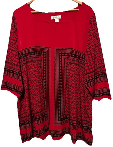 Banks top stretch knit - top, 3x