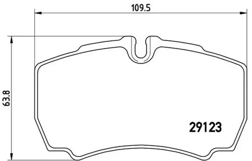 Brake pads 084 - 084, brembo