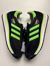 Adidas SL72 Men’s Trainers UK 8.5 Black/Green Brand New With Tags