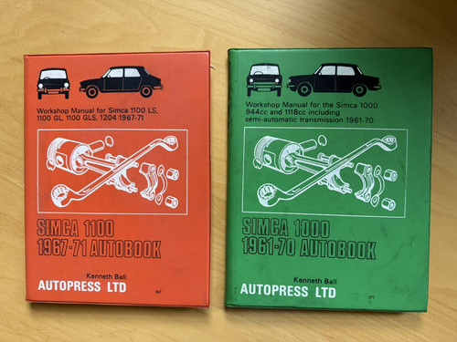 Simca 1000 1100 autobooks - simca,