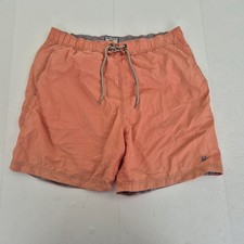 MANTARAY Shorts Medium Orange Mens Sports Netted Drawstring Swim