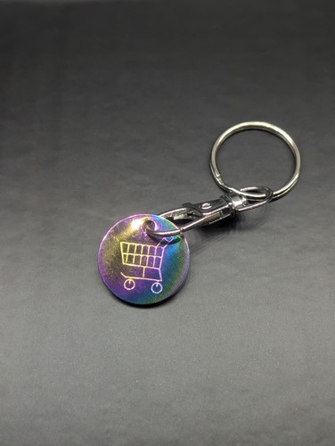 Oilslick rainbow shopping - rainbow,