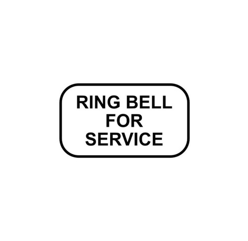 Ring bell for - , service