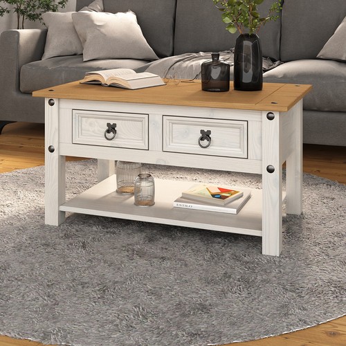 Corona white coffee - table, with