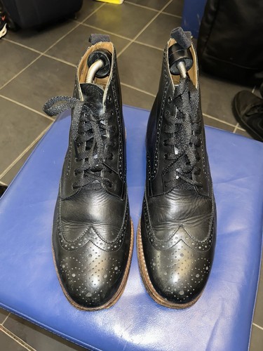 Grenson fred black leather - grenson,