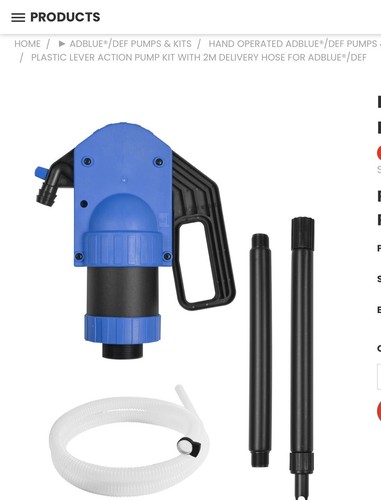 Samoa plastic hand lever - plastic,