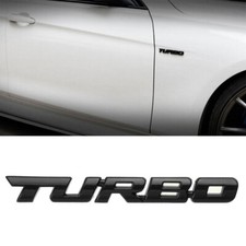 3D TURBO Letter Sport Sticker