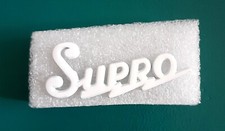 Supro Guitar Logo White with