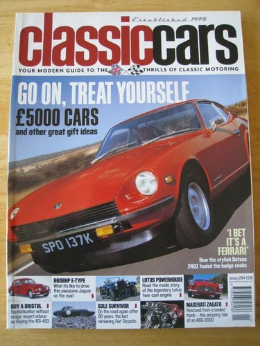 Classic cars magazine jan 2004 - magazine,