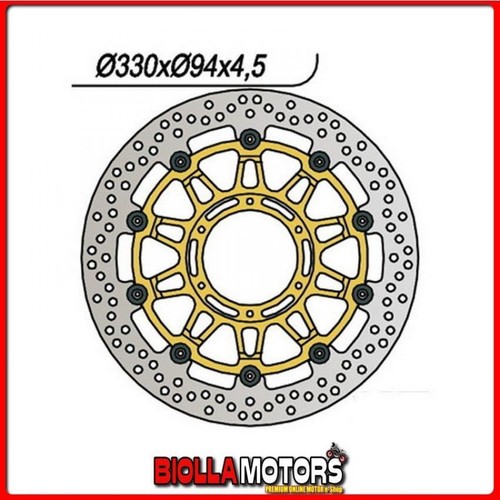 659644 front brake disc - brake, dx-sx