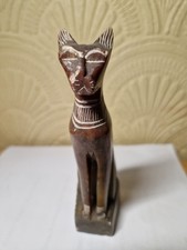 VINTAGE EGYPTIAN BAST / BASTET GODDESS CAT FIGURE