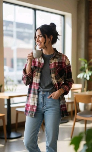 Casual oversize primark - primark, red