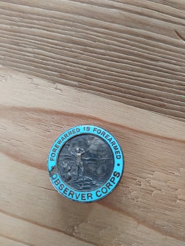 Observer corps pin badge ww2 - observer,