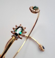 14ct Gold Cuff Flex Bangle