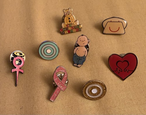 Vintage charity pin - vintage,