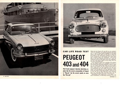 1961 peugeot 403 404 - 403,