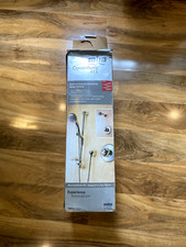 Mira 415 Combi force Built in shower in white and chrome, single sequential.