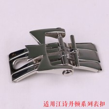 Stainless Steel Double Push Butterfly Buckle 18mm 20mm For Vacheron Constantin