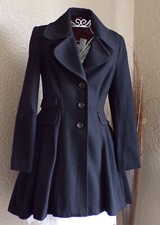 Topshop Vintage Black Wool Fit