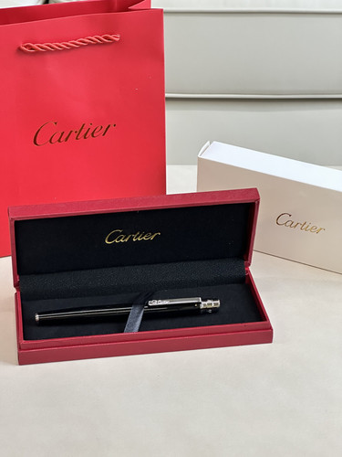 Cartier black ballpoint pen