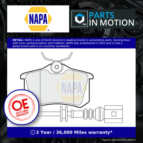 Brake pads set - fits, ibiza