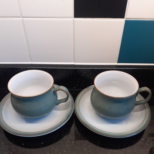 Denby regency green cup and - denby,