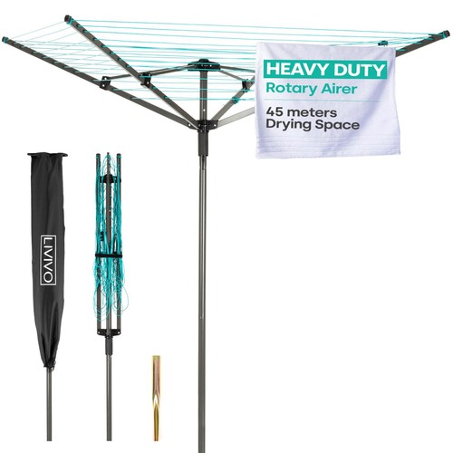 Livivo rotary clothes airer - clothes,