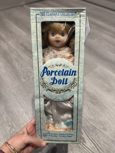 Vintage porcelain doll the - doll,