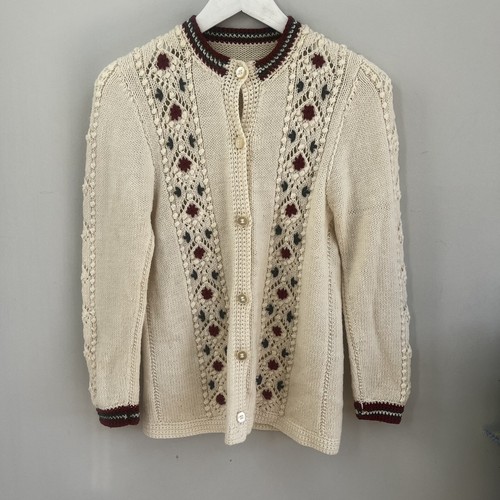 Vintage hand knitted cardigan
