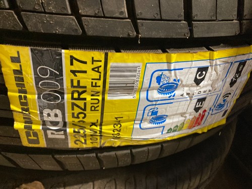 225 55r17 churchill run - 225/55r17, flat