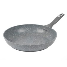 Salter Frying Pan Non-Stick 28 cm Induction Marblestone Forged Aluminium Grey