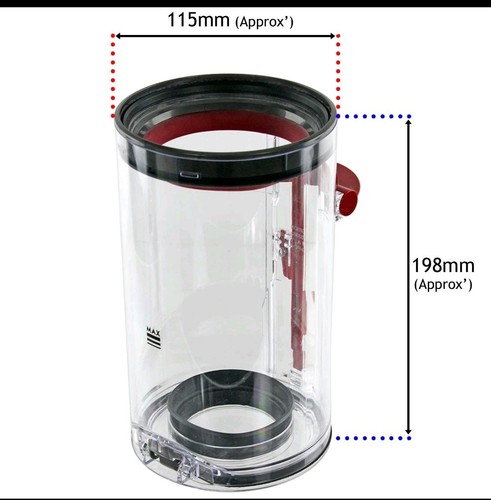 Dyson v10 bin genuine handheld - bin,