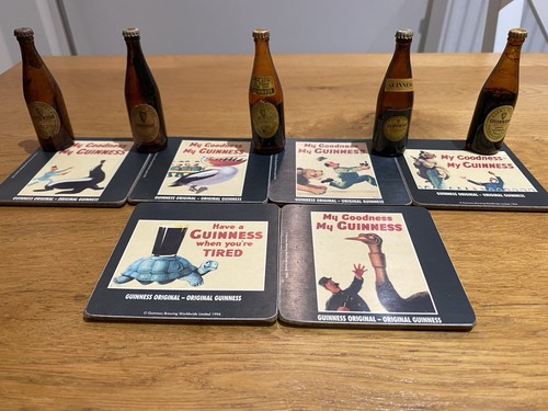 Guinness miniature bottles and - guinness,